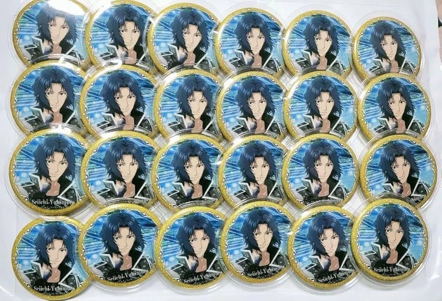 幸村精市 テニプリ 原画展 缶バッジ セット 幸村精市 テニプリ 原画展