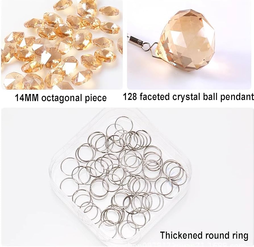 クリスタルガラスビーズカーテン 透明長180cm 【公式通販】