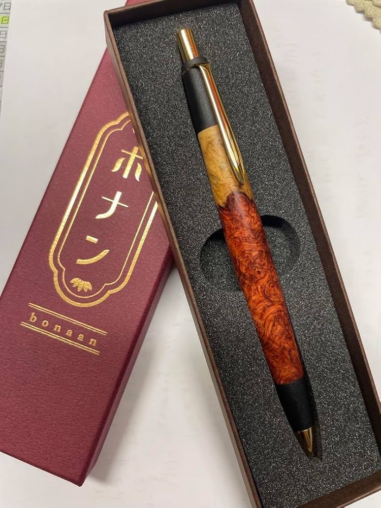 完全新品未使用】本花梨瘤源平 斑紋金具 野原工芸 限定モデル ボナンペン特