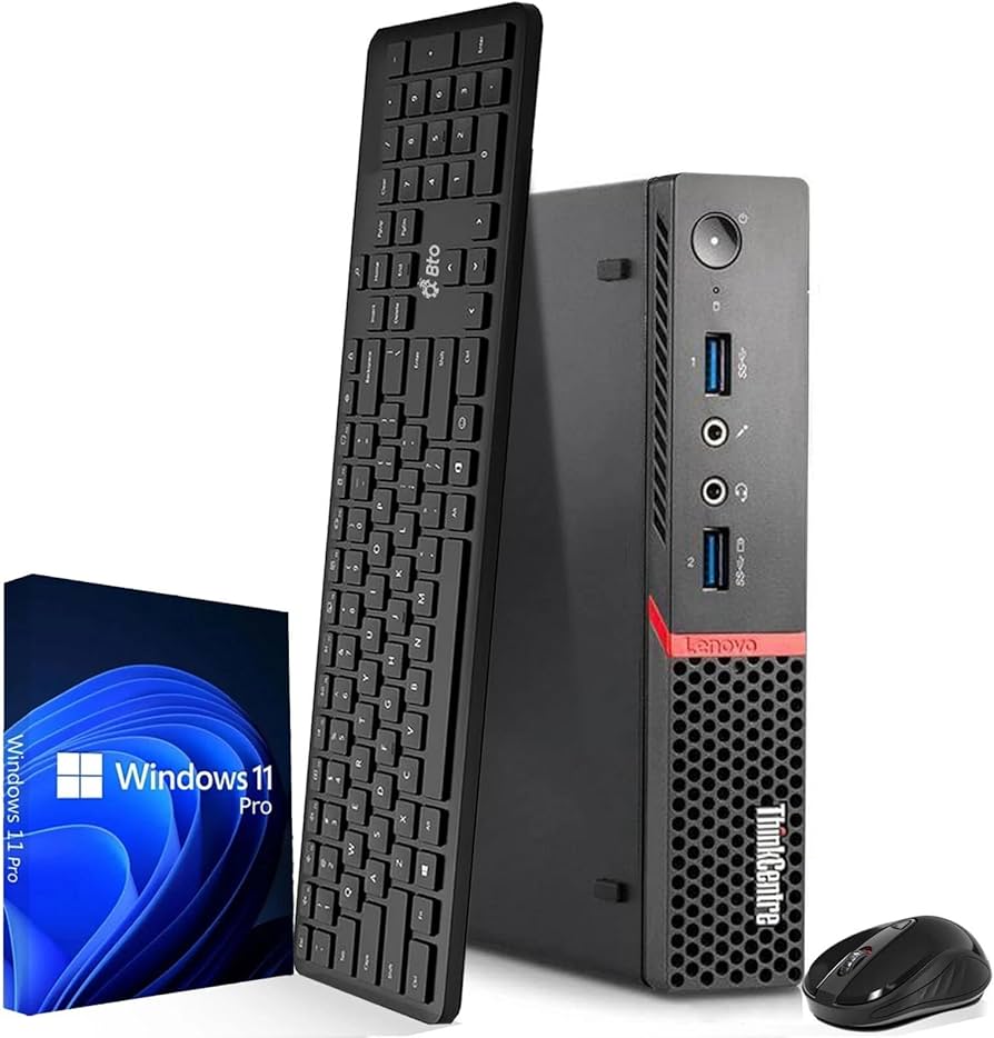 Amazon.com: Lenovo ThinkCentre Mini Desktop Computer PC, Intel