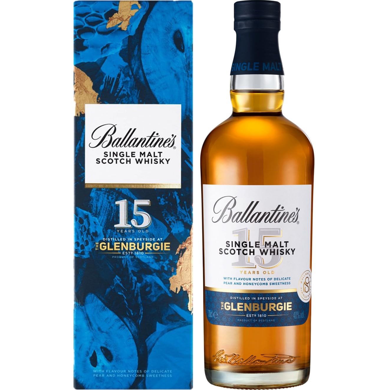 Amazon.co.jp: バランタイン シングルモルト グレンバーギー 15年