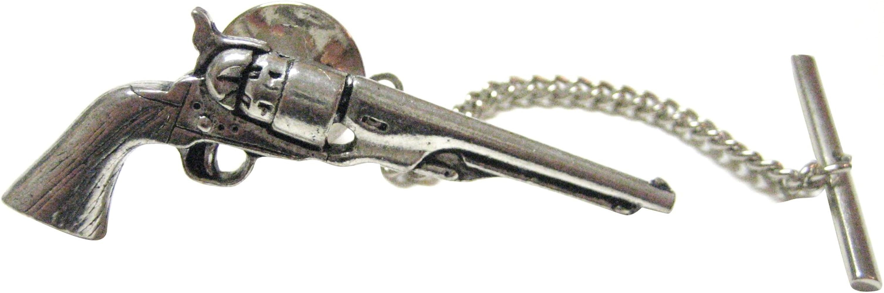 Amazon | アンティークリボルバーピストルガンタイタック | カフス 通販