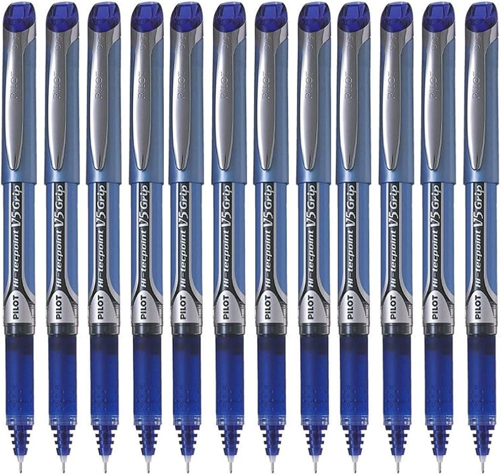 Amazon | パイロット ハイテックポイント V5 グリップ ブルーペン