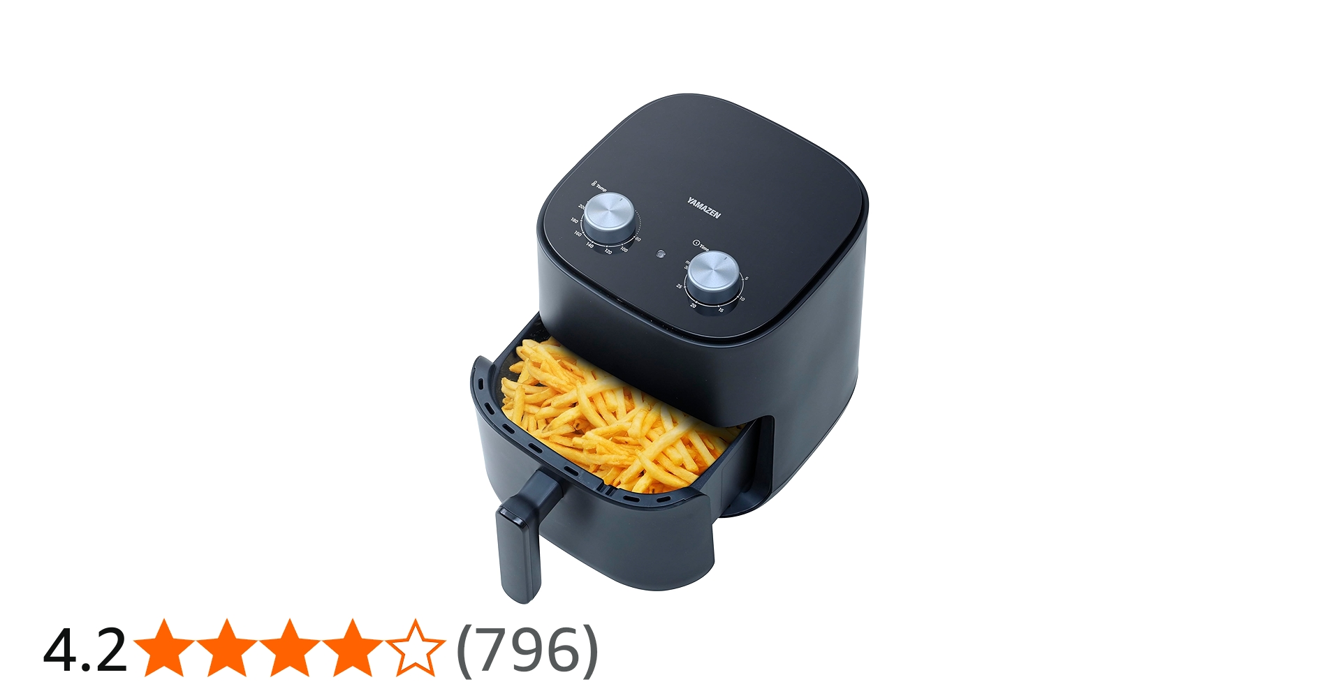 Amazon.co.jp: [山善] ノンフライヤー 4.5L 大容量 電気フライヤー