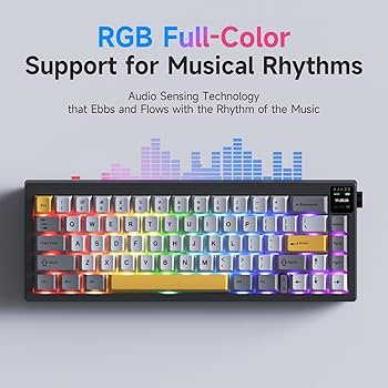 Amazon.com: NACODEX AK650 Gasket Mechanical Keyboard, 65% Wireless