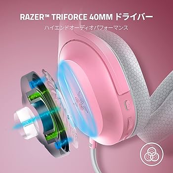 Amazon.co.jp: Razer Barracuda X Quartz Pink ゲーミングヘッドセット