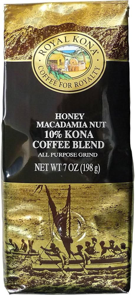 Amazon.co.jp: Royal Kona (ロイヤルコナ) ハニーマカダミアナッツ 7oz