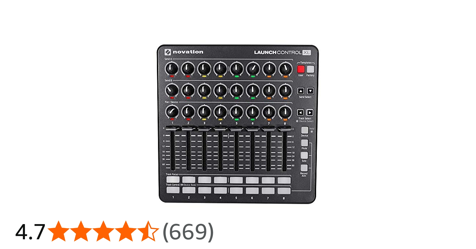 Amazon.co.jp: NOVATION ノベーション MIDIコントローラー