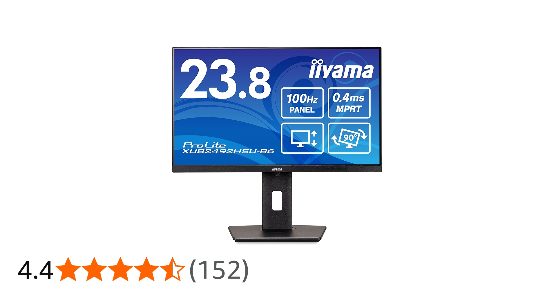 Amazon.co.jp: iiyama モニター ディスプレイ XUB2492HSU-B6 23.8