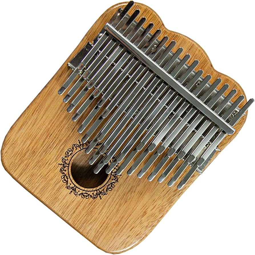 Amazon | 34 キー親指ピアノ二重層クロマチックカリンバポータブル鍵盤