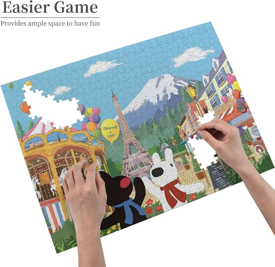 Amazon.co.jp: リサとガスパール ジグソーパズル500ピース