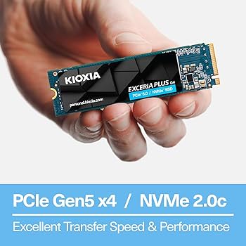 Amazon.com: KIOXIA EXCERIA PLUS G4 1TB M.2 NVMe SSD Gen5 – PCIe