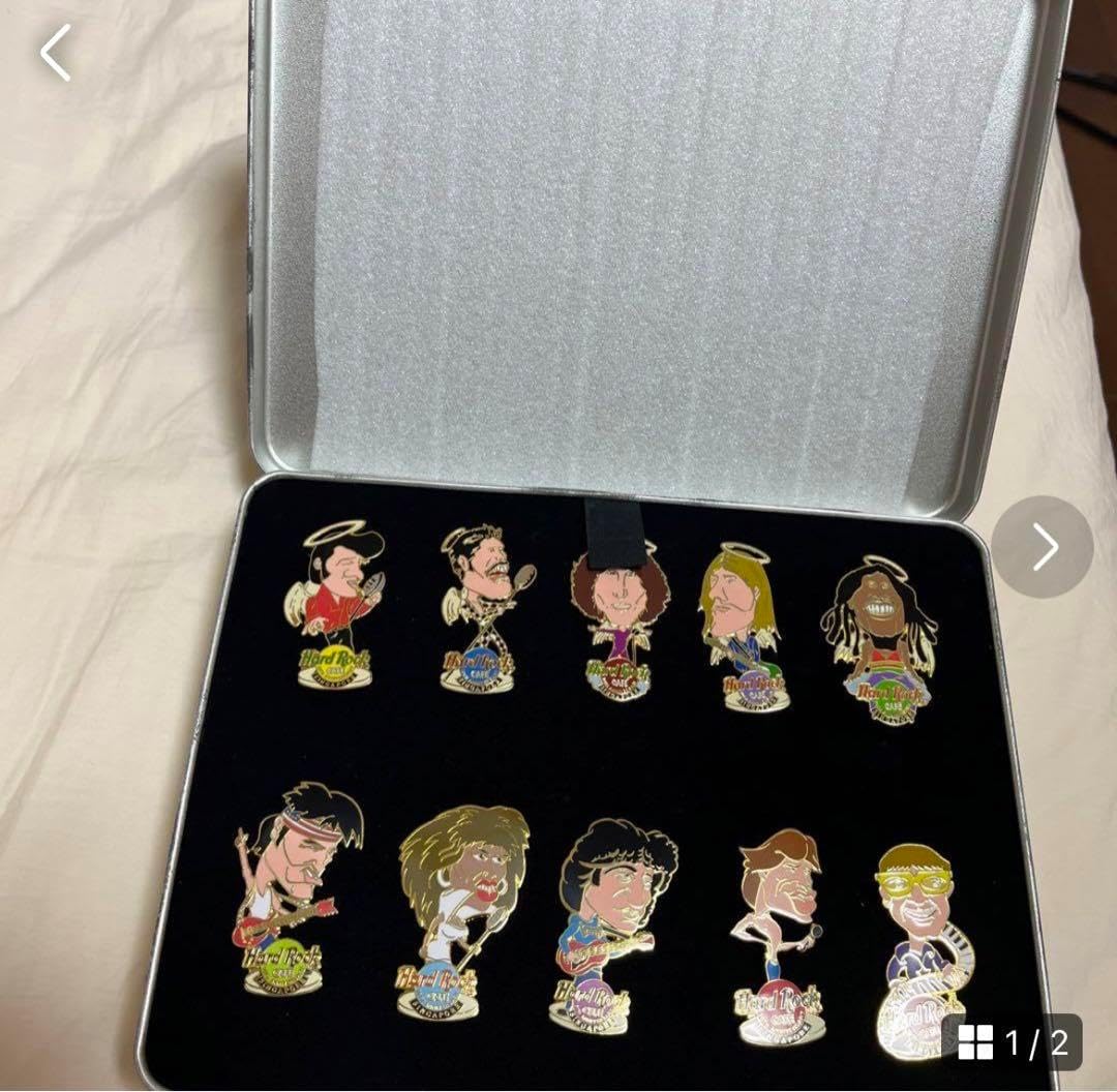 ハードロックカフェ ピンバッジセット シンガポール10周年 2025年 大阪