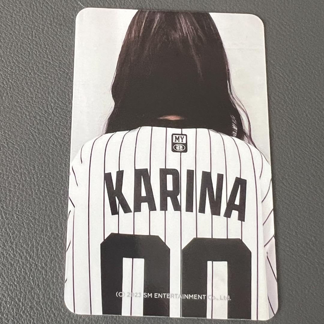 aespa KARINA ヤンキースユニフォーム トレカ付き aespa KARINA