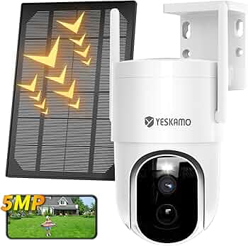 Amazon.co.jp: 【500万画素・全方位・WiFi強化】YESKAMOU 防犯カメラ