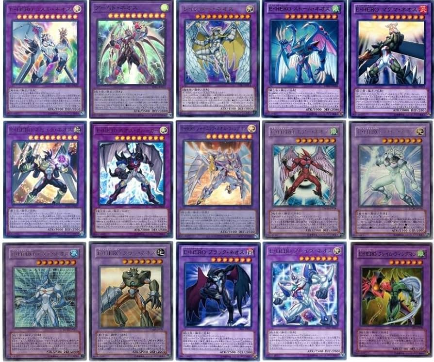 本格構築デッキ【十代ネオス 】デッキ メイン＆EX15枚＆スリーブ 本格