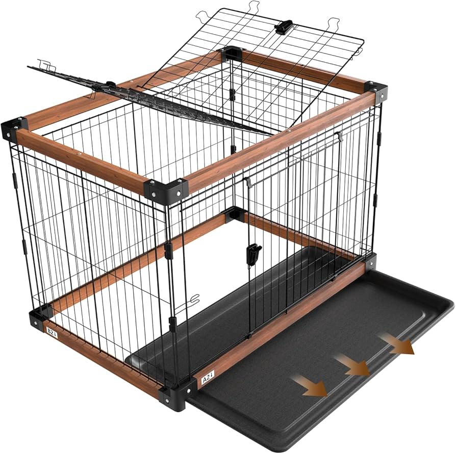 Amazon.co.jp: MEASUNM 犬ケージ 犬サークル 簡単組み立て ケージ