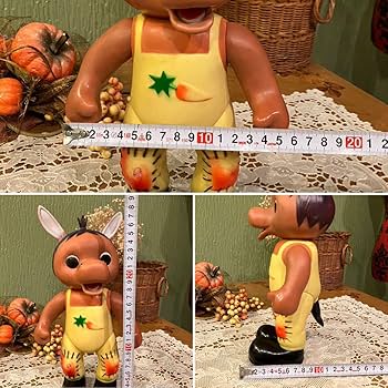 Amazon.co.jp: レア ニッコー ロバくん ソフビ人形 スタンダード 昭和