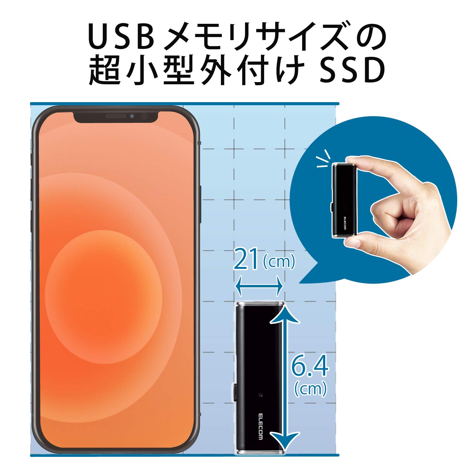 Amazon.co.jp: エレコム 外付け ポータブルSSD 1TB USB3.2(Gen1) PS5
