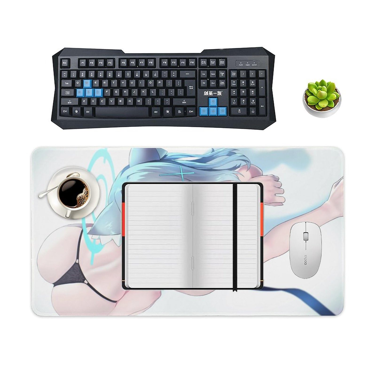 ふもコレ×ブルーアーカイブ ゲーミングマウスパッド 便利屋68 2XL ふも