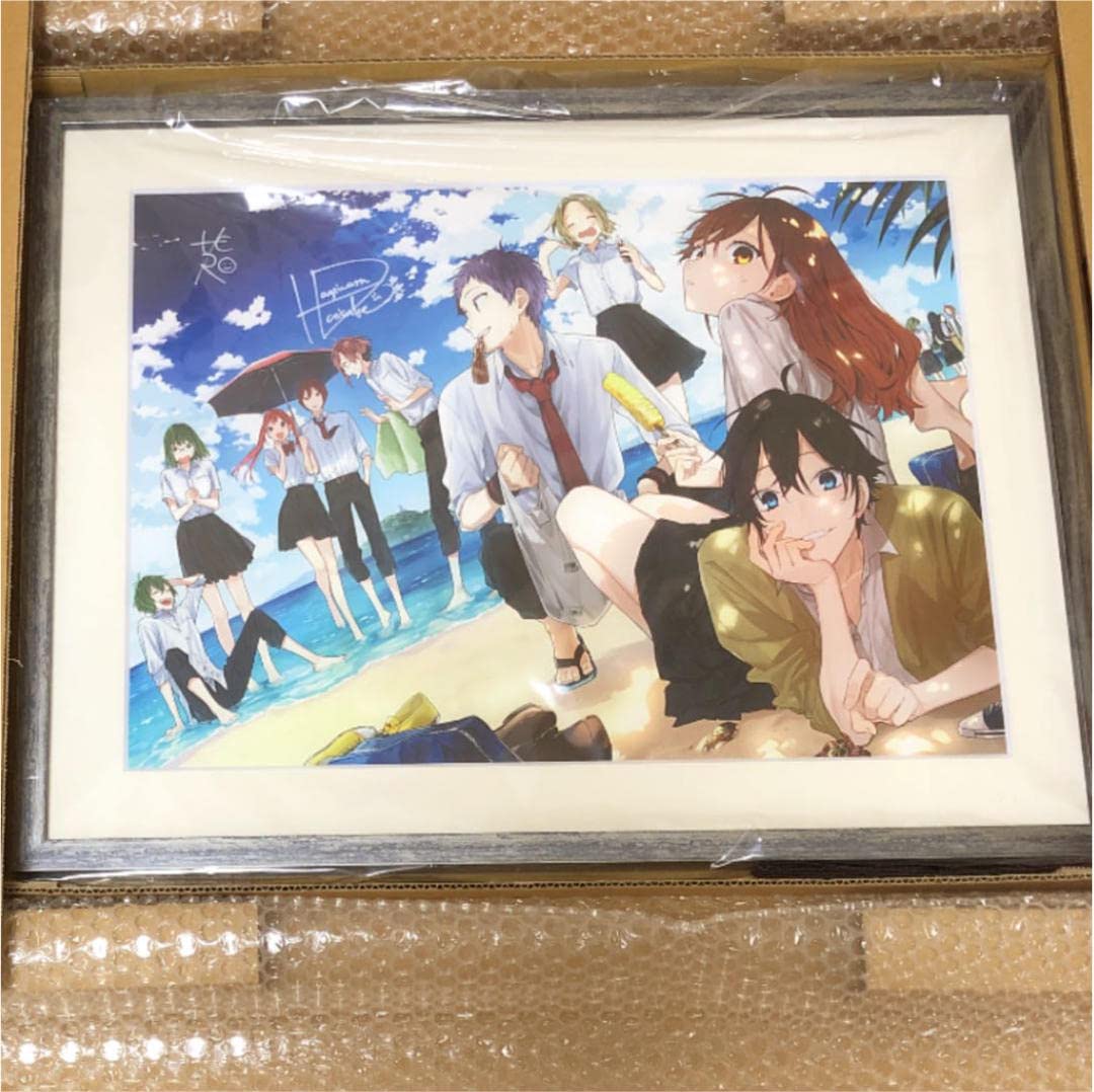 ホリミヤ ホリミヤ展 瞼の裏に映る夏 複製原画 直筆サイン入り-新品未