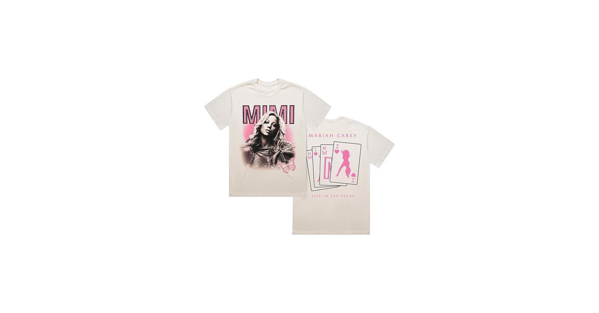 新品】MARIAH CAREY Mサイズ Tシャツ 2025年LIVE 新品】MARIAH CAREY M