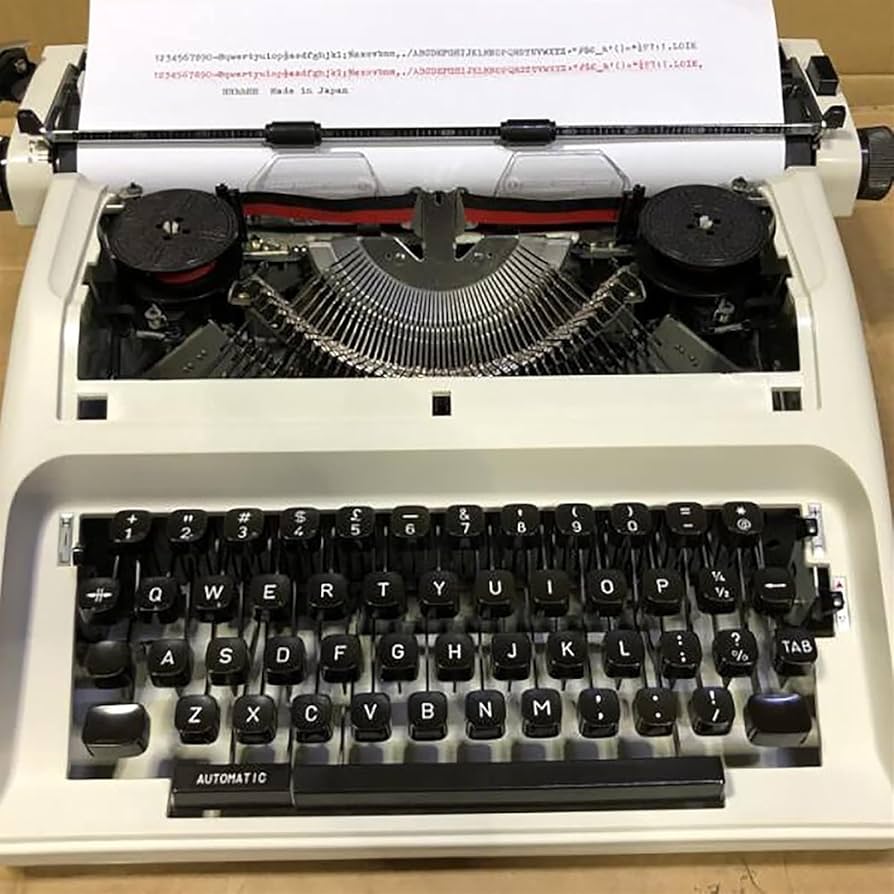 Amazon.co.jp: 手動レトロタイプライター、ヴィンテージ機械式タイプ