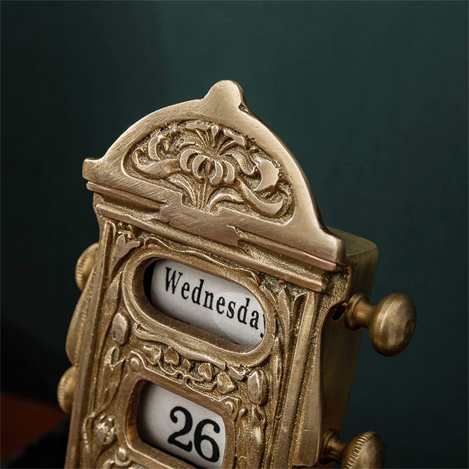 Dorado 真鍮製 デスクトップカレンダー Dorado 真鍮製 デスクトップ