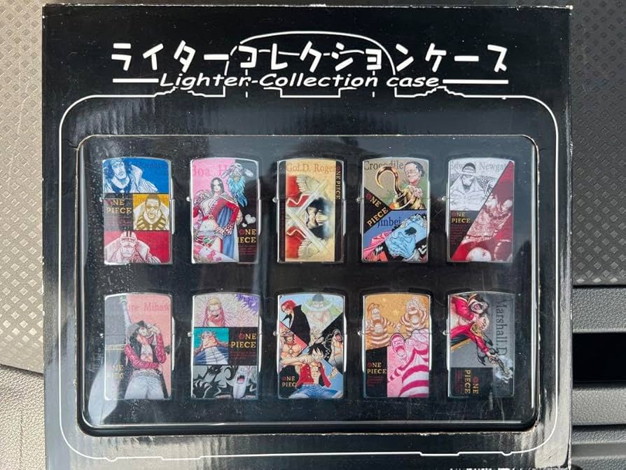 ワンピースONE PIECEレーザー彫刻ZIPPO風オイルライターセット