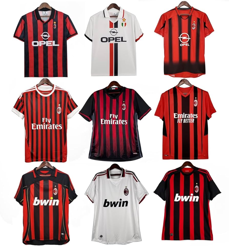 Amazon.co.jp: ACミラン サッカー ユニフォーム 24-25 ホーム アウェイ