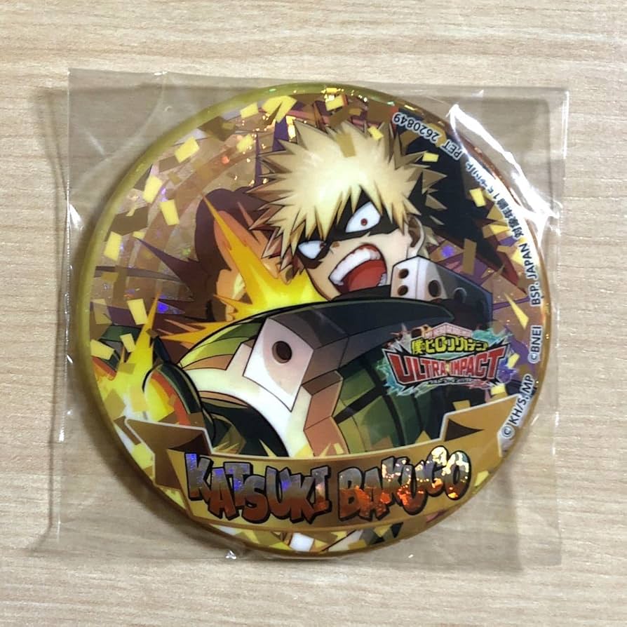 Amazon.co.jp: 僕のヒーローアカデミア 爆豪 勝己 ホログラム 缶バッジ