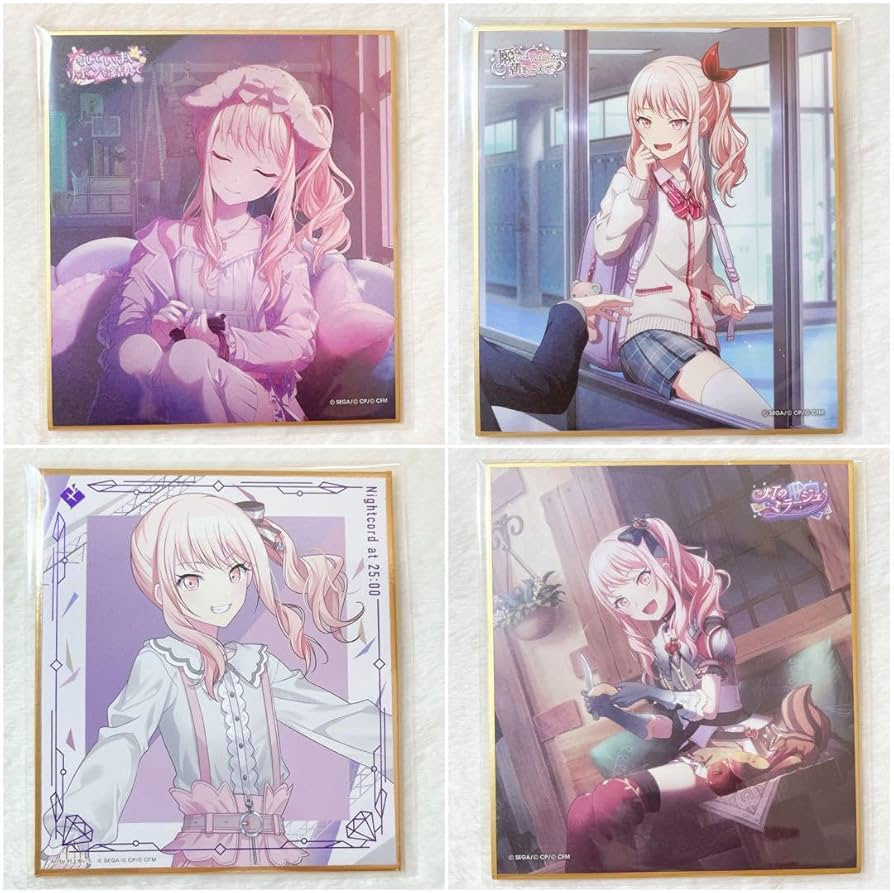 Amazon.co.jp: 暁山瑞希 ミニ色紙コレクション セット : 文房具