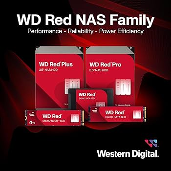 Amazon.com: Western Digital 4TB WD Red Plus NAS Internal Hard
