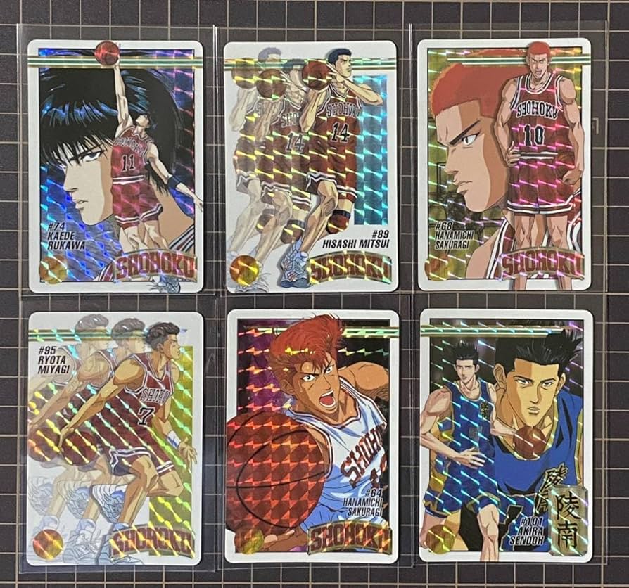 Amazon.co.jp: スラムダンク カードダス 1995 キラ 6枚セット 桜木