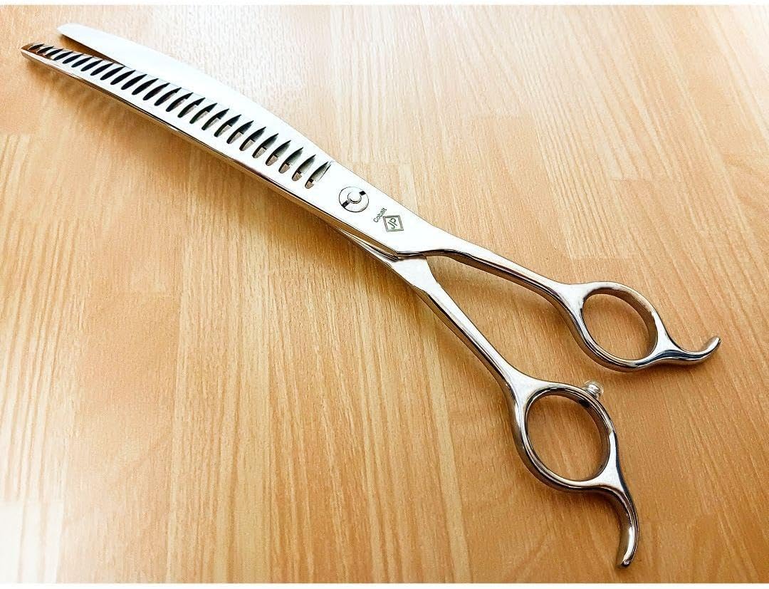 カーブシザーペットセニングシザーブレンダーブレンディングトリマー