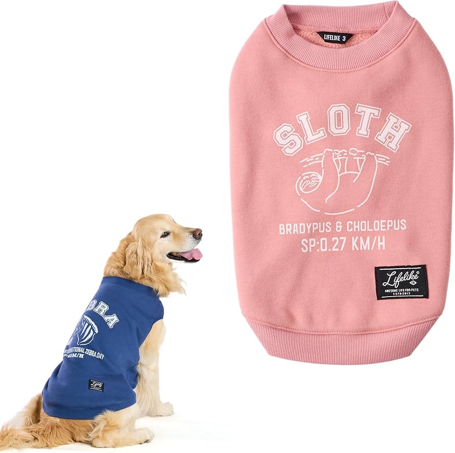 Amazon | 【LIFELIKE公式】アニマルカレッジトレーナー 犬 服 アニマル