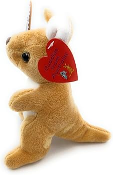 Amazon.co.jp: Aeisage カンガルーぬいぐるみ 5インチ ブーメラン付き