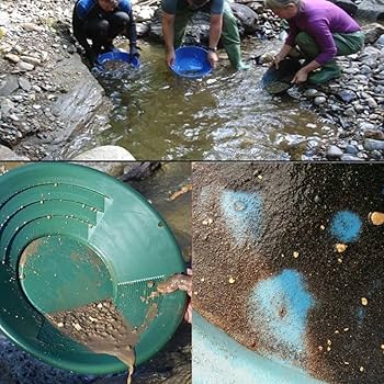 Amazon | 金 ゴールド パンニング 皿 砂金 採り 取り 道具 セット 入れ