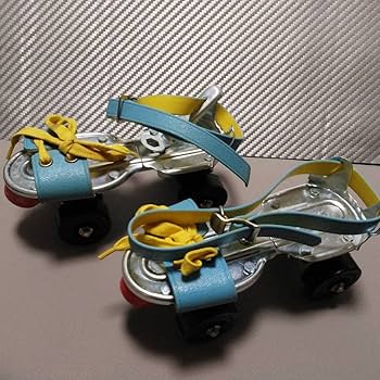 Amazon.co.jp: 当時物 レトロ アンティーク ローラースケート 昭和