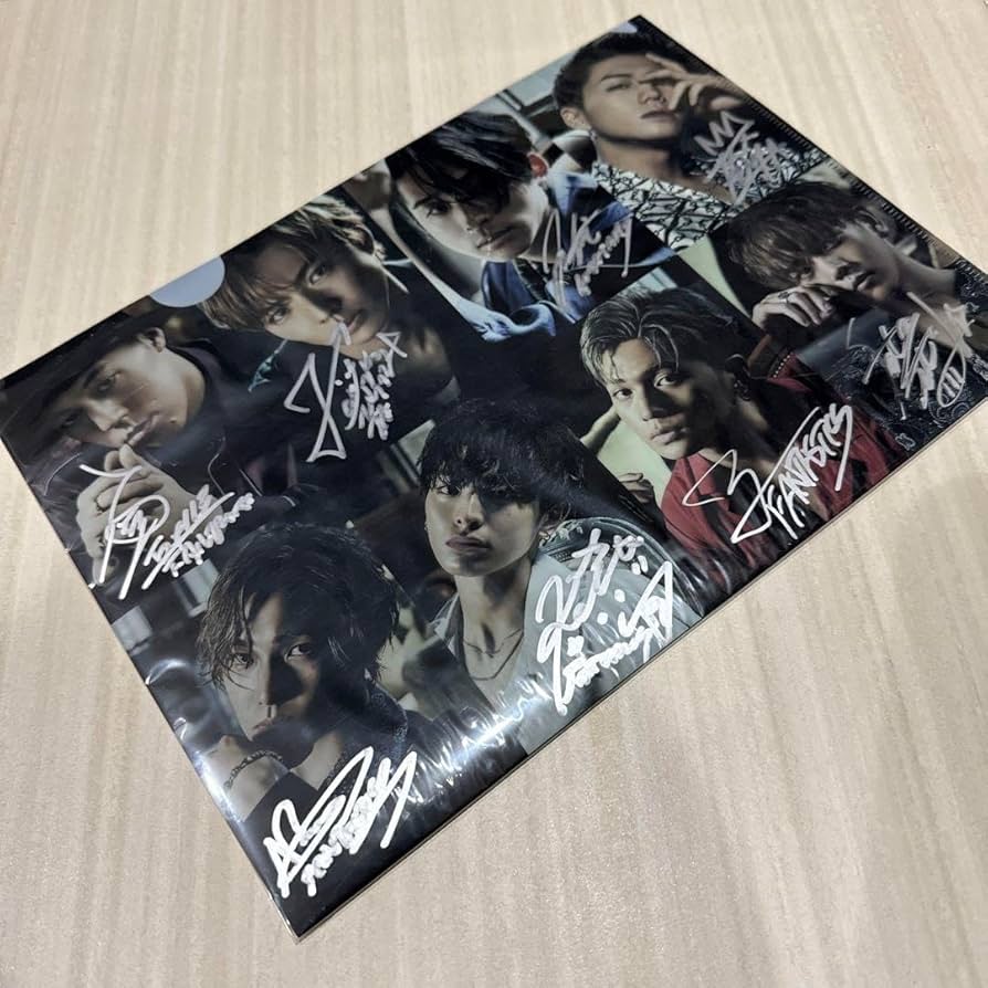 FANTASTICS サイン入り クリアファイル FANTASTICS サイン クリアファイル