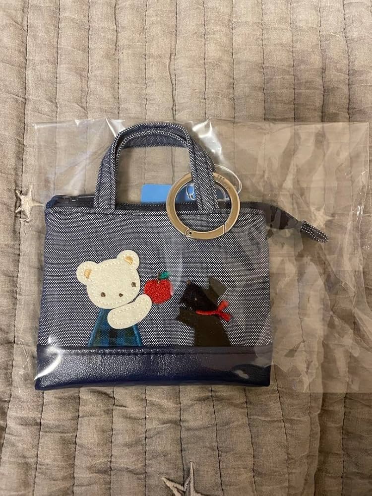 familiar ミニデニムバッグ ネイビー ミニデニムバッグ｜ファミリア