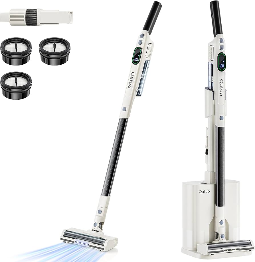 Amazon | 掃除機 コードレス 55000Pa 【2025新登場！自動ゴミ収集