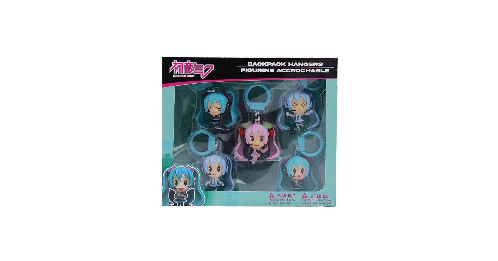 Amazon.com: Just Toys LLC Hatsune Miku Backpack Hangers – 5‑Pack