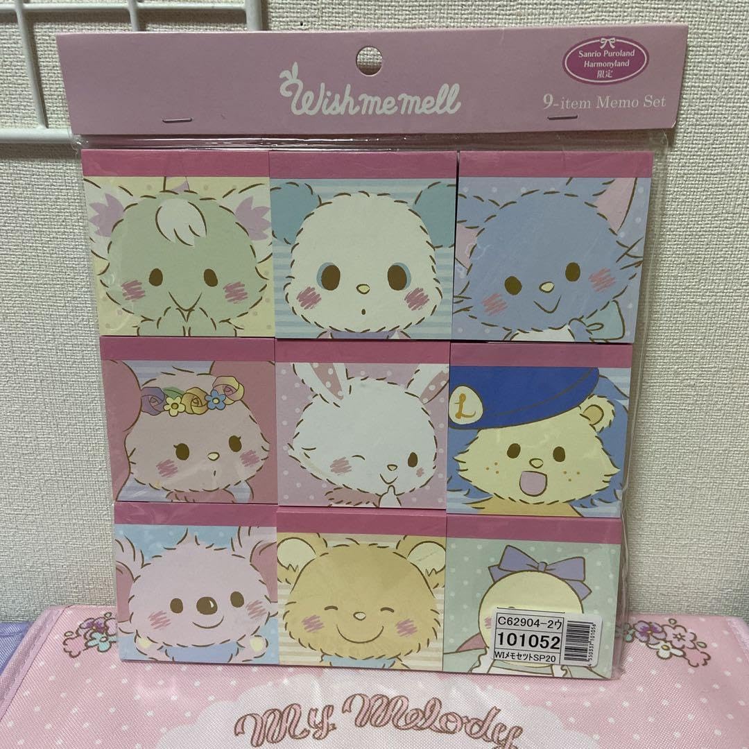 ウィッシュミーメル ケース付き メモ シール 廃盤 激レア 【公式通販】