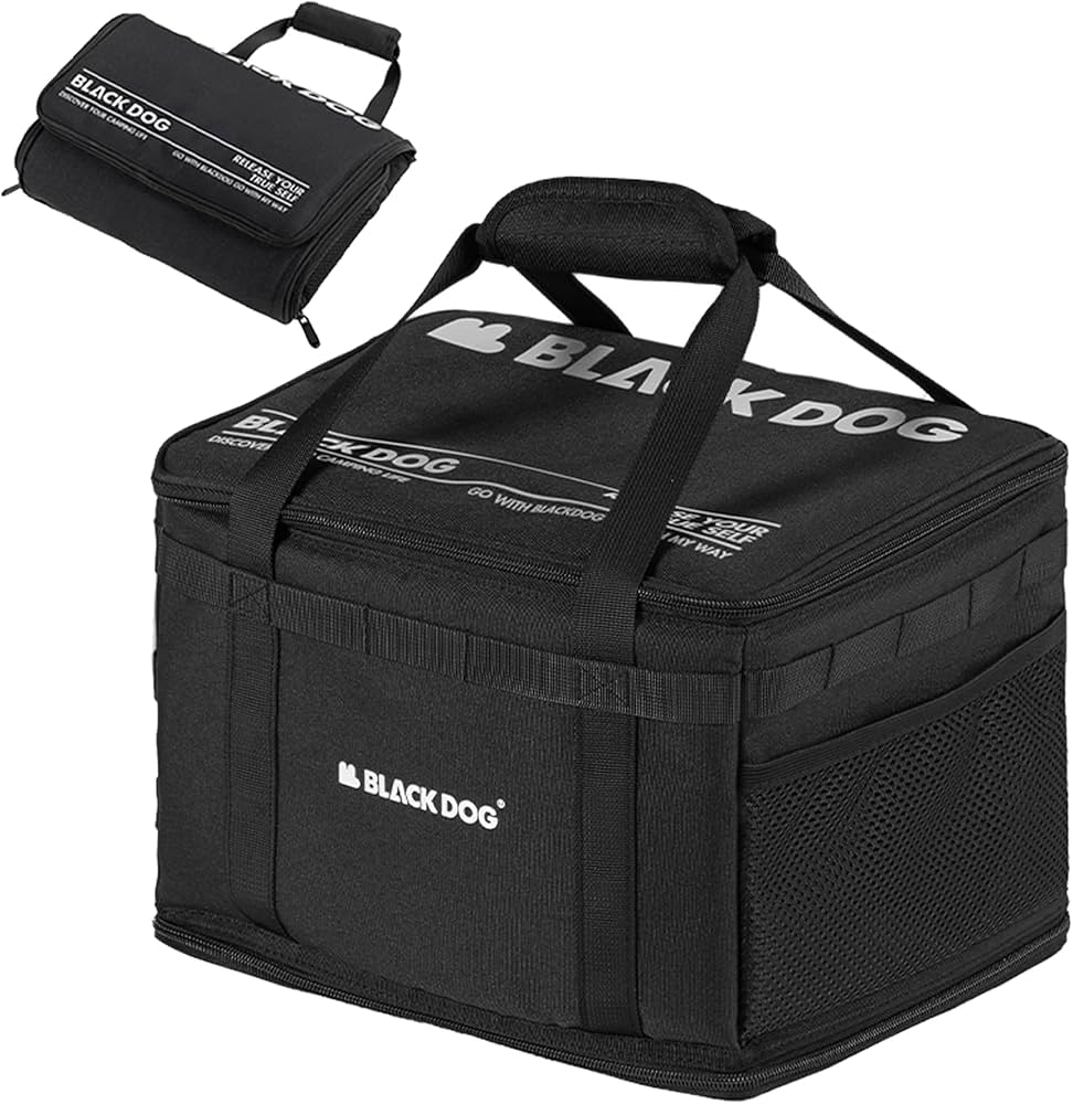 Amazon | Blackdog キャンプ 収納ボックス 15L/51L大容量 折り畳み