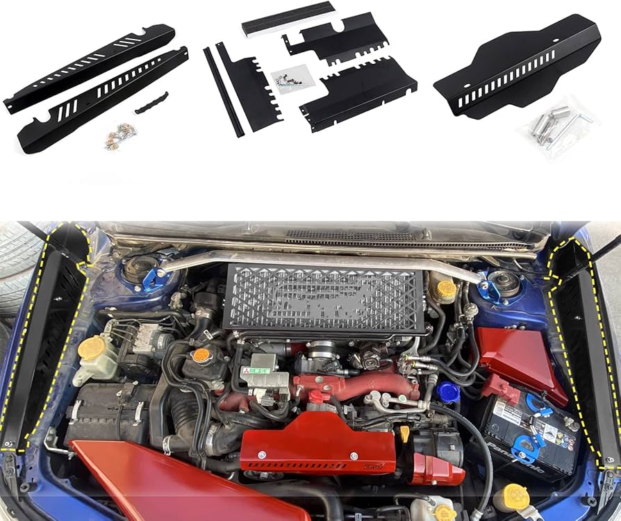 GrimmSpeed プーリーカバー 黒 スバルWRX VAB/GRB/GVB GrimmSpeed