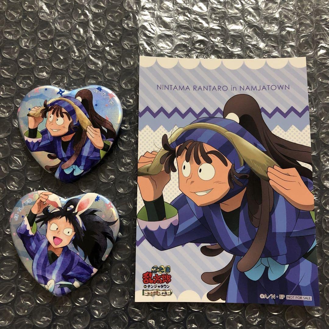 ナンジャ 忍たま 尾浜勘右衛門 ハート缶バッチ か*ー様 忍たま乱太郎