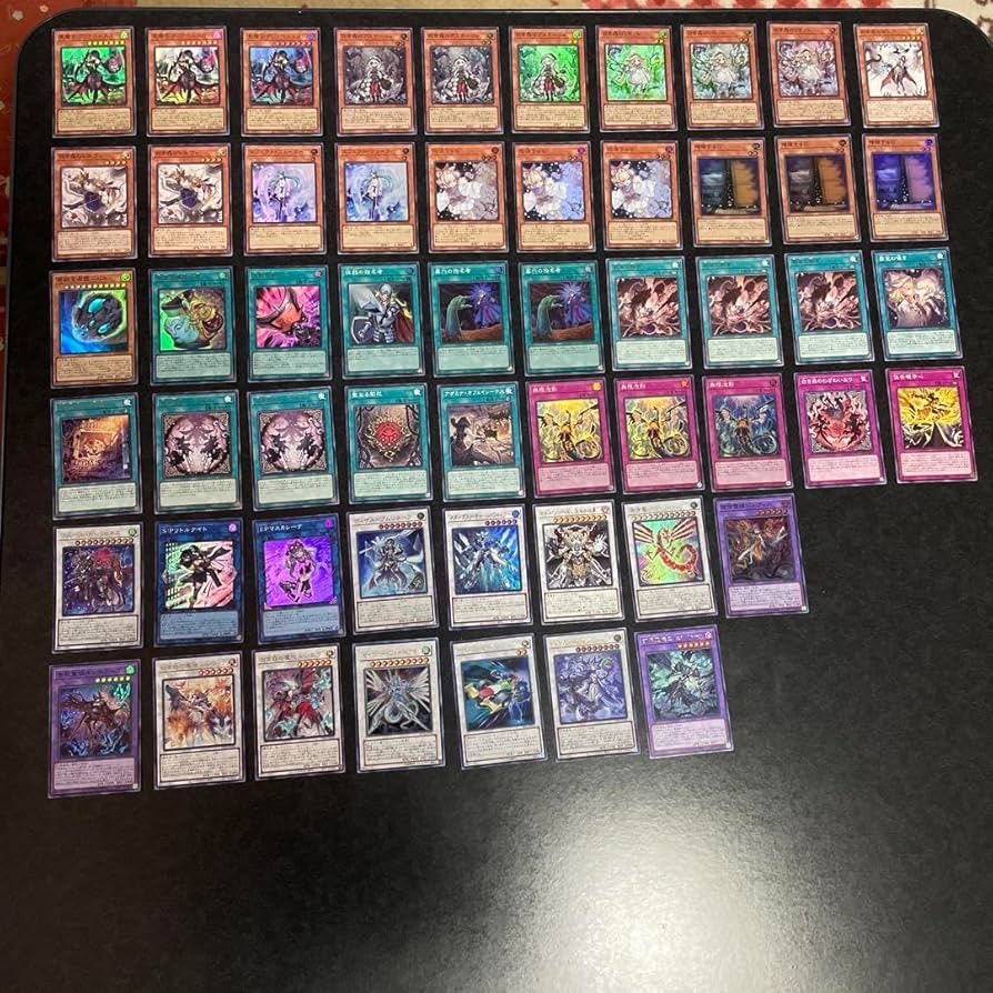 遊戯王【白き森アザミナ（デモンスミス型）】デッキ 白き森 スリーブ付