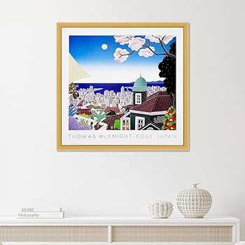 Amazon.co.jp: トーマスマックナイトの絵画 額入りポスター「KOBE