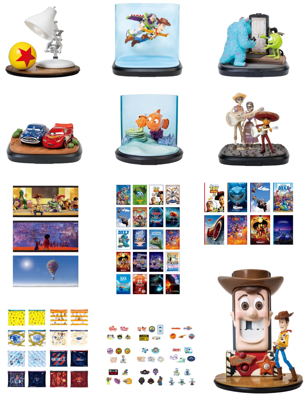 happy 一番くじ Pixar A賞・E賞・その他おまけ付き happy くじ ピクサー